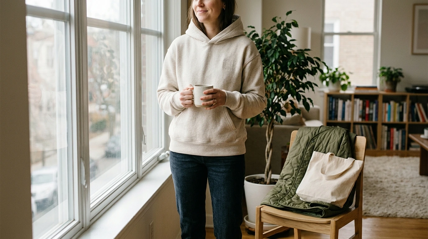 Cozy Embroidered Cotton Hoodie: Fit, Care & Styling